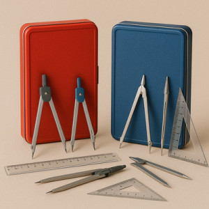 Geometry Boxes, Scales & Compasses
