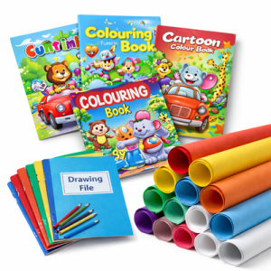 Coloring Books, Drawing Files & Chart Papers