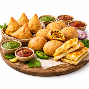 Samosa, Kachori, Bread Pakora