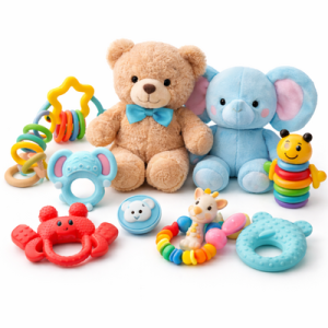 0–2 Years – Soft Toys, Rattles, Teethers