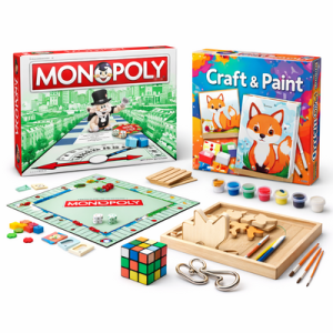 Teenagers – Board Games, Brain Teasers, Art & Craft Kits