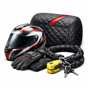 Accessories (Helmet, Seat Cover, Lock, etc.)