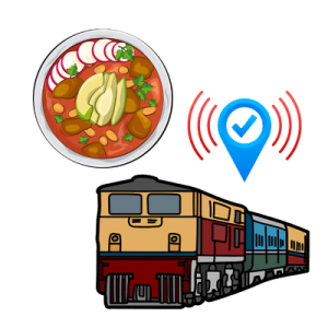 Live Train Tracking for Meal Delivery